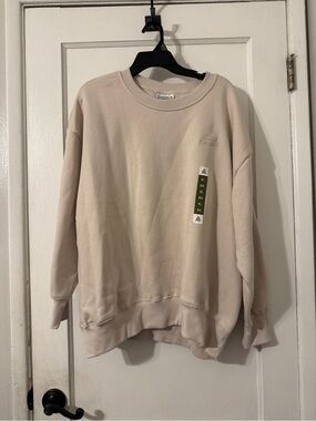 Reebok cream Crewneck Sz xl